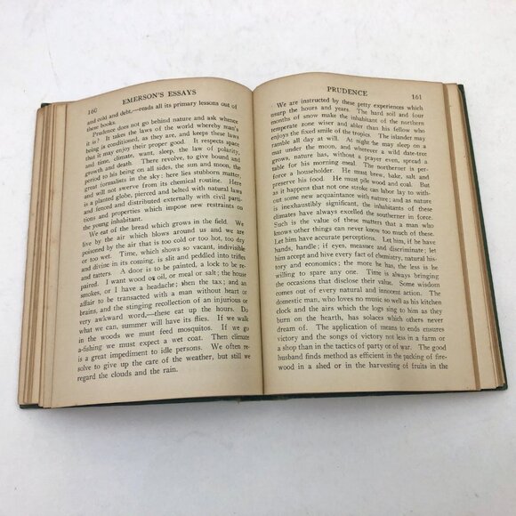 Essays by Ralph Waldo Emerson 1st & 2nd Series in One Volume HB 1926 1st Edition - Picture 9 of 11